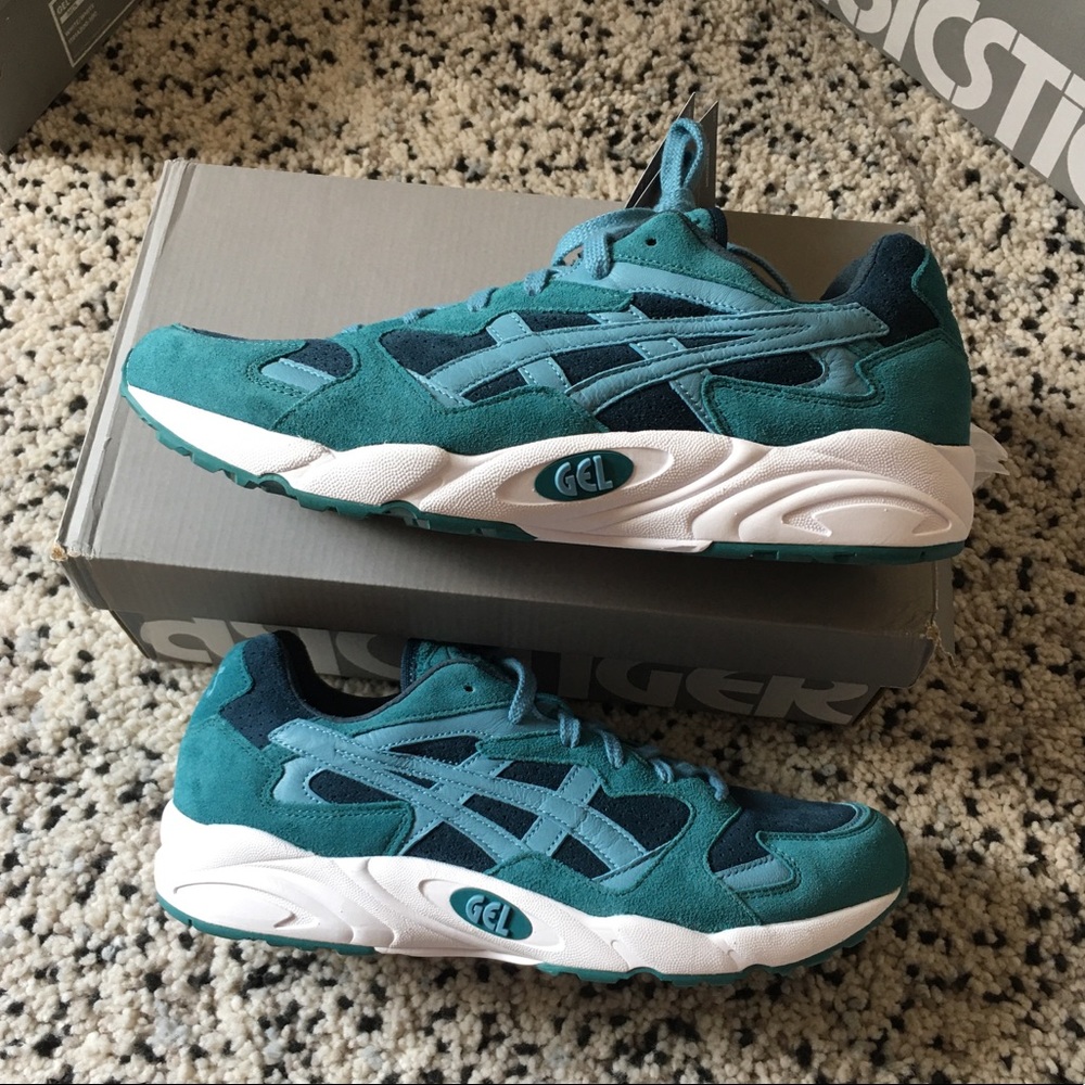 ASICS Gel Diablo Dark Ocean Gris Blue men sz 10
